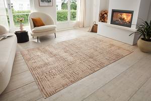 Kurzflorteppich Sole Polypropylen - Beige / Braun - 120 x 170 cm