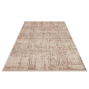 Kurzflorteppich Sole Polypropylen - Beige / Braun - 200 x 280 cm