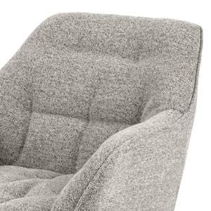 Chaise lounge Magrin Bouclé / Fer - Gris / Noir