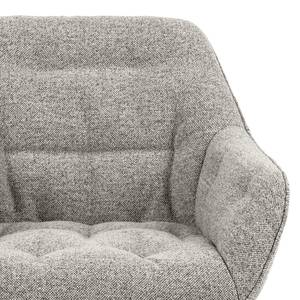 Chaise lounge Magrin Bouclé / Fer - Gris / Noir