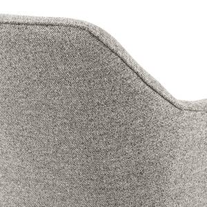 Chaise lounge Magrin Bouclé / Fer - Gris / Noir