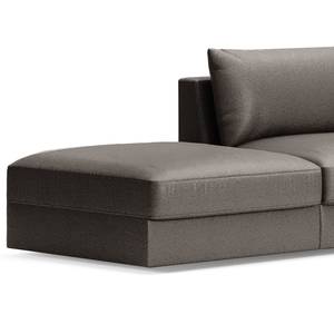 Ecksofa Dixwell Antiklederlook - Microfaser Taeko: Anthrazit