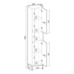 Colonne de salle de bain Linkuva Graphite