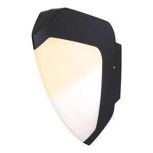 Wandlamp Ikosea polycarbonaat - antracietkleurig - 1 lichtbron