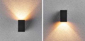 Applique murale Flame Aluminium - Anthracite - 1 ampoule - Anthracite