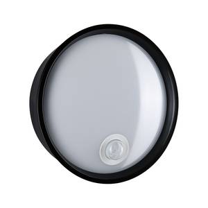 Wandlamp Platomo met Sensor polycarbonaat - zwart - 1 lichtbron