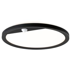 Plafondlamp Lamina Rond polycarbonaat - zwart - 1 lichtbron - Zwart