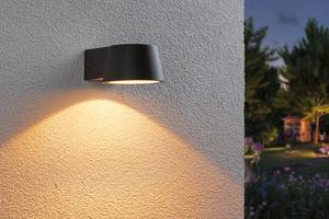 Wandlamp Capea aluminium - grijs - 1 lichtbron