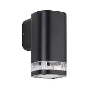 Wandlamp Colum aluminium - grijs - 1 lichtbron - Aantal lichtbronnen: 1