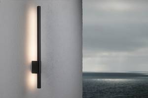 Lampada da parete Stan Alluminio - Grigio - 1 punto luce - Altezza: 80 cm