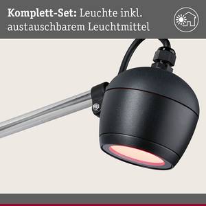 Wandlamp Kikolo RGB aluminium/polycarbonaat - grijs - 1 lichtbron