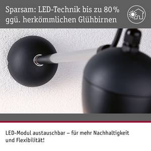 Wandlamp Kikolo RGB aluminium/polycarbonaat - grijs - 1 lichtbron