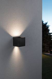 Lampada da parete Cybo Alluminio - Grigio - 1 punto luce