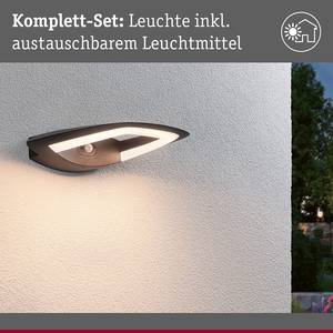 Wandlamp Akena 3000 aluminium - grijs - 1 lichtbron