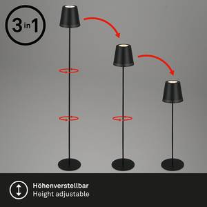 Lampadaire Knivsten Aluminium - Noir - Noir