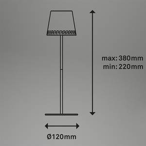 Tischleuchte Knivsten Aluminium - Silber - Silber