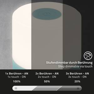 Tischleuchte Hannos Polyethylen - Blau - Blau