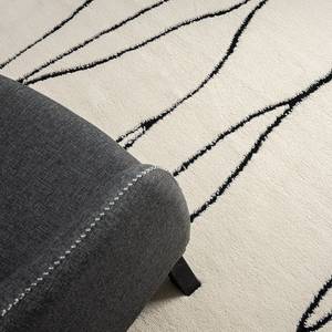 Tappeto Moroccan Beautiful Fibra sintetica - Bianco / Nero - 100 x 200 cm