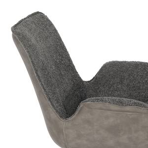 Chaise capitonnée Thron Gris