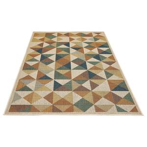 Kurzflorteppich Sedona Polypropylen - Mehrfarbig / Beige - 80 x 150 cm