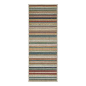 Kurzflorteppich Sedona Polypropylen - Mehrfarbig / Beige - 80 x 200 cm