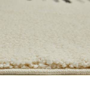 Hoogpolig vloerkleed Enna Beige/zwart - 160 x 230 cm