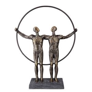 Skulptur Two Men Kunstharz - Bronze