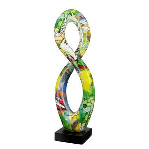 Sculpture Swing Street Art Résine - Multicolore