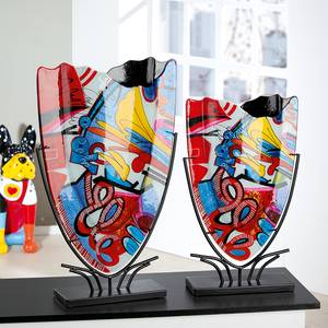 Vase Street Art Glas - Multicolor - 30 x 47 cm