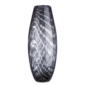 Vase Fascia Verre fumé - Gris / Noir - 17 x 42 cm