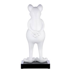 Sculpture Frosch Résine synthétique - Blanc - Blanc