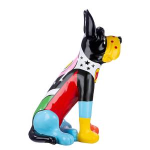 Skulptur Doggy Kunstharz - Multicolor