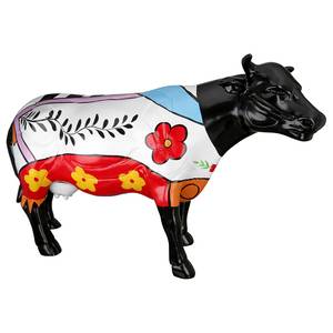 Skulptur Cow Kunstharz - Multicolor