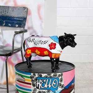 Skulptur Cow Kunstharz - Multicolor