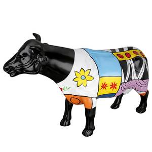 Skulptur Cow Kunstharz - Multicolor