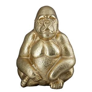 Skulptur Gorilla Aluminiumguss - Gold