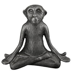 Skulptur Monkey Typ B Aluminiumguss - Anthrazit