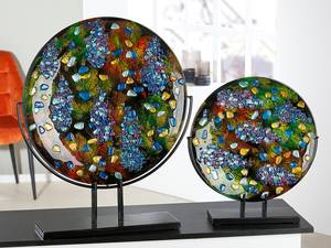 Bol sur pied Pierre Verre - Multicolore - 39 x 42 cm