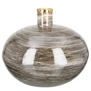 Vase Stripes Fer - Marron - 33 x 26 cm