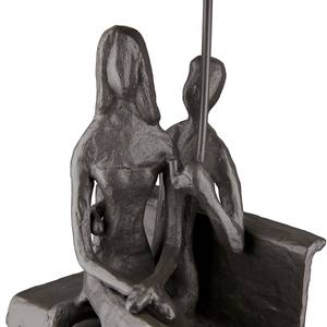 Sculpture Zusammenhalt Fer - Marron