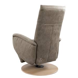 Relaxfauteuil Fewel microvezel - Microvezel Taeko: Lichtgrijs