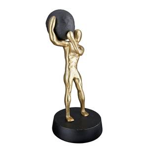 Skulptur Strong Typ A Aluminiumguss - Gold