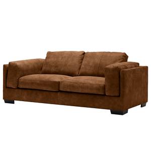 3-Sitzer Sofa Jampaw Echtleder Fortesa: Braun