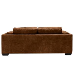 3-Sitzer Sofa Jampaw Echtleder Fortesa: Braun