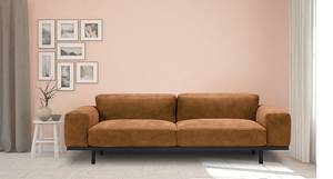 Big-Sofa Soneno Echtleder Fortesa: Cognac