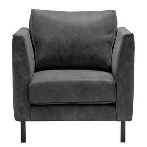 Fauteuil Esquire Cuir Fortesa: Noir