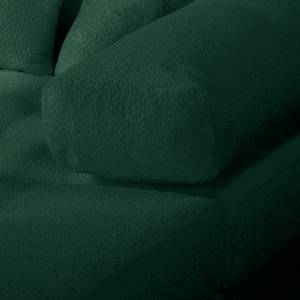Divano angolare Naomi Bouclé Tessuto Cady: verde abete - Longchair preimpostata a destra