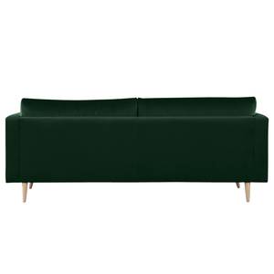 3-Sitzer Sofa Kayena Samt - Samt Sadia: Antikgrün - Buche Hell