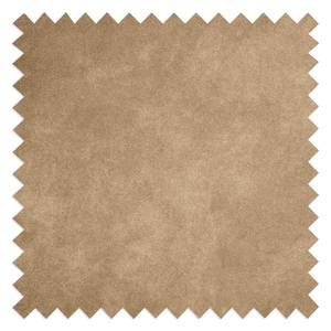 3-zitsbank Kayena antieke leerlook - Microvezel Priya: Beige - Licht beukenhout