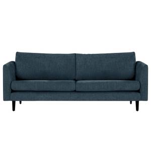 3-Sitzer Sofa Kayena Webstoff - Webstoff Cieli: Dunkelblau - Schwarz